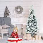 150cm Künstlicher Weihnachtsbaum Weiß - Kunststoff - 70 x 150 x 70 cm
