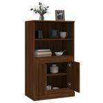 Highboard DE3699 Eiche Schwarzbraun Dekor