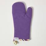 Ofenhandschuh unifarben lila Violett - Textil - 18 x 1 x 32 cm