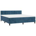 Boxspringbett 3017268-21 Dunkelblau - Breite: 160 cm