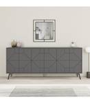 Sideboard Dune Grau - Holzwerkstoff - 35 x 78 x 184 cm