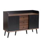 Sideboard Eos Ⅰ Braun - Holzwerkstoff - Metall - 40 x 80 x 117 cm