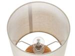 Lampe de table ALZEYA Beige - Marron - Blanc - Céramique - 20 x 43 x 20 cm