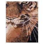 Tapis salon AF1 TIGER 60x110 noir Noir - Matière plastique - 60 x 8 x 110 cm