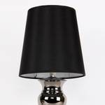 Lampe de chevet Bochum Noir - Textile - 22 x 48 x 22 cm