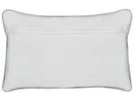 Coussin décoratif ARALES Noir - Gris - Rose foncé - Blanc - 30 x 10 x 50 cm