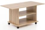 Couchtisch eckig BUTES Wohnzimmertisch Braun - Holzwerkstoff - 95 x 51 x 54 cm