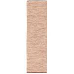 Baumwolle Kelim Teppich Läufer Easy Beige - 70 x 250 cm