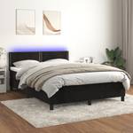 Boxspringbett 3017268-5 Schwarz - 144 x 193 cm