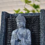 Meditierender Buddha Brunnen "Nirvana" Kunststoff - 20 x 26 x 15 cm