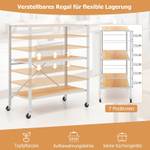 Rollwagen VL32444ZM Braun - Holzwerkstoff - 36 x 86 x 76 cm