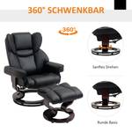 Relaxsessel 833-698BK Esche Schwarz Dekor