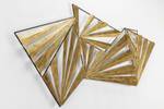 Wanddeko Metall Noble Complex Gold - Metall - 110 x 56 x 5 cm