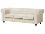 3-Sitzer Sofa CHESTERFIELD Beige - 202 x 70 x 75 cm