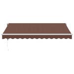 Auvent rétractable 3006541-1 Marron - 250 x 350 cm