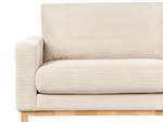 3-Sitzer Sofa SIGGARD Beige - Creme - Eiche Hell