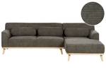 Ecksofa SIMOS Braun - Grün - Naturfaser - 264 x 80 x 159 cm