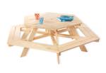 Kindersitzgarnitur Nicki I Braun - Holzwerkstoff - 163 x 51 x 163 cm