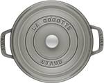 Kasserolle Cocotte Grau - Stein - 2 x 12 x 14 cm