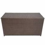 Garten-Aufbewahrungsbox 3001195 Braun - Metall - Kunststoff - Polyrattan - 50 x 60 x 120 cm