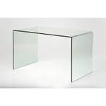 Schreibtisch Clear Club Glas - 125 x 78 x 60 cm