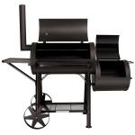 Smoker YUMA inkl. Abdeckung Schwarz - Metall - 170 x 145 x 80 cm