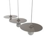 Suspension Nina Gris clair brillant