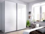Kleiderschrank 2 Türen Saltoro Weiß - Holzwerkstoff - 180 x 204 x 65 cm