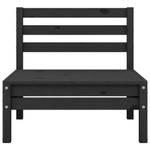 Garten-Lounge-Set Schwarz - Massivholz - Holzart/Dekor - 64 x 29 x 64 cm