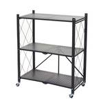 Regal J85 klappbar Schwarz - Metall - 71 x 89 x 36 cm