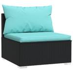 Garten-Lounge-Set (5-teilig) 3013632-16 Schwarz - Blau - Hellblau - Anzahl Teile im Set: 5