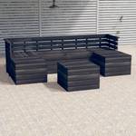 Gartensitzgruppe K5354(7-tlg) Grau - Massivholz - 72 x 65 x 60 cm