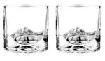 Whiskyglas The Peaks 2er Set Glas - 2 x 9 x 9 cm