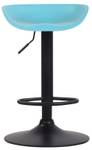 Tabouret de bar Anaheim Bleu - Noir