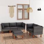 Garten-Sofa-Set (6-teilig) 3009634-19 Grau