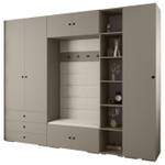 Garderobe Inova 2 Z11 Schwarz - Grau - Weiß - Schwarz