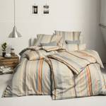 Bettwäsche 167809 2-teilig Beige - Braun - Orange - Gelb - Textil - 155 x 1 x 200 cm