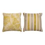 2 Housses de coussin NAF NAF BARCELONA Jaune clair