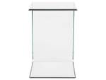 Beistelltisch LOURDES Glas - 40 x 61 x 40 cm