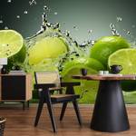 Papier Peint Citrons Verts Agrumes Fruit 360 x 240 x 240 cm