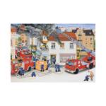 Puzzle Verkehrsunfall Brand in der Stadt Papier - 20 x 4 x 28 cm