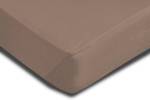 140x200 taupe Bettlaken Topper Heavy cm