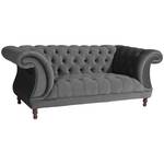 Ivette Sofa 2-Sitzer Anthrazit