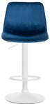 Tabouret de bar Divo Lot de 2 Bleu