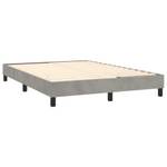 Boxspringbett 3017513-4 Hellgrau - 193 x 25 cm