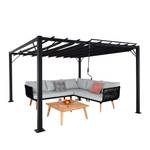 Pergola L40 Grau - Metall - 290 x 213 x 295 cm