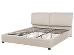 Doppelbett BELFORT Beige - Creme - Eiche Dunkel - Breite: 191 cm