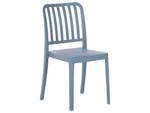 Chaise de jardin SERSALE Bleu - Lot de 2