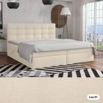 Boxspringbett Doppelbett Elegante Ecru - Breite: 200 cm