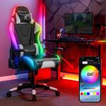 Agility eSports RGB Gaming Bürodrehstuhl Schwarz - Höhe: 137 cm